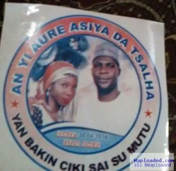 Funny!! Checkout This Inscription Written On A Wedding Stickers (photo)